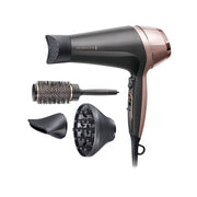 Remington Curl & Straight Confidence D5706 ionic hair dryer with curling nozzle and barrel brush
