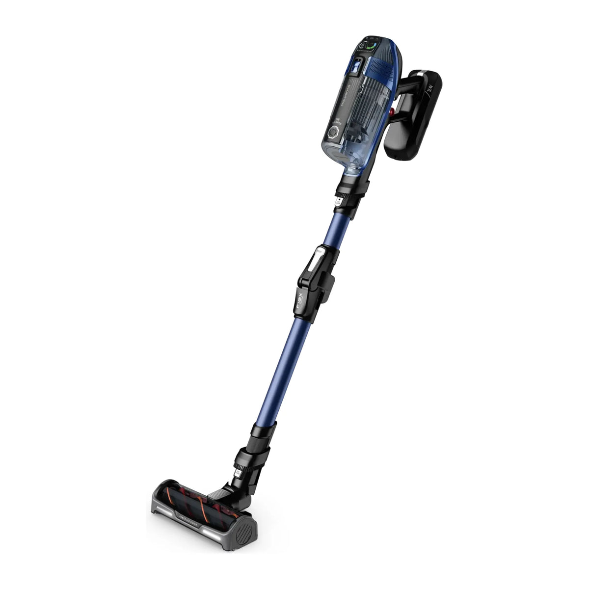 Rowenta X-Force Flex RH99C0 Cordless Vacuum Cleaner, angled view