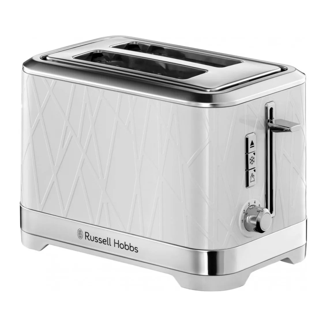 Russell Hobbs Structure 28090 Toaster in White, front view