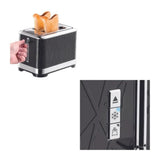 Russell Hobbs Structure 28090 Toaster in Black, in use