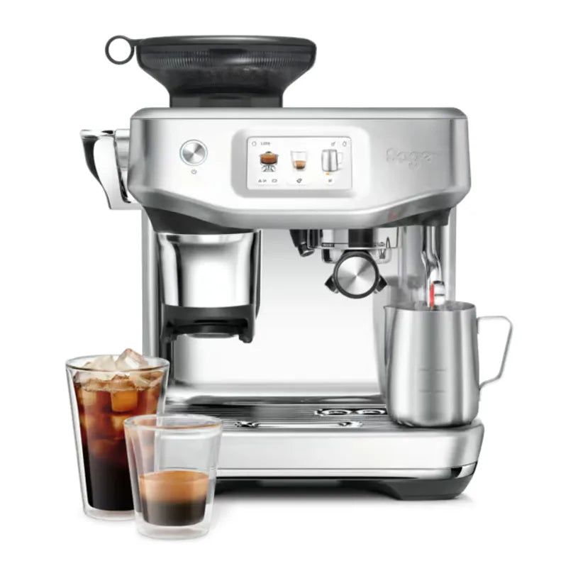 Sage Barista Touch Impress SES882BSS Espresso Machine – Cold Extraction, Assisted Tamping, Auto Milk