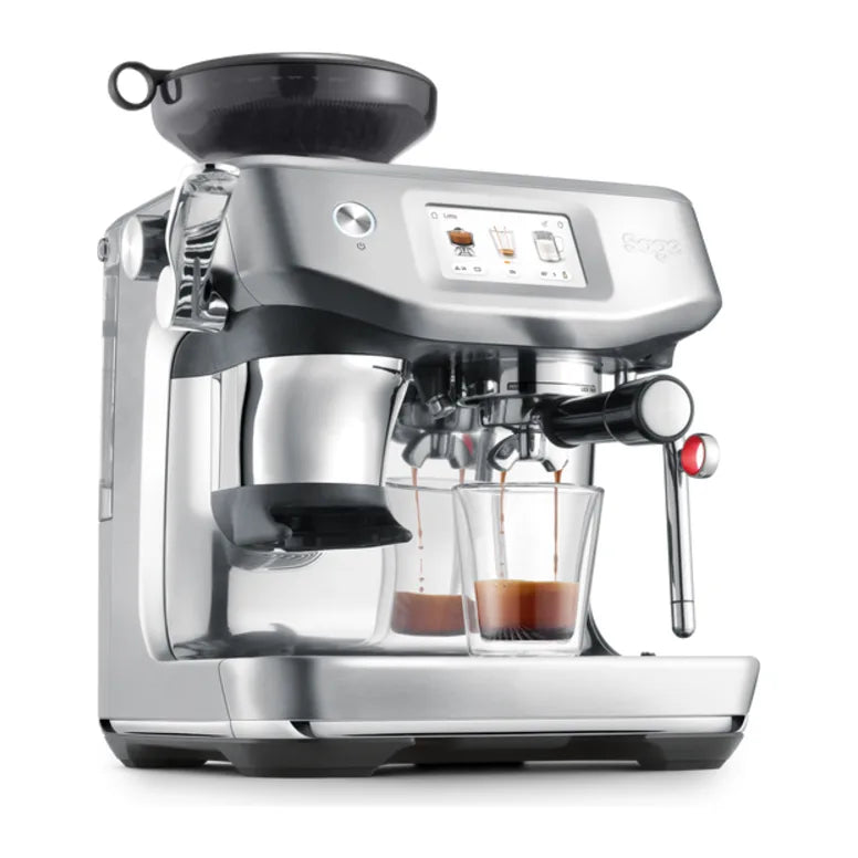 Sage Barista Touch Impress SES882BSS Espresso Machine – Cold Extraction, Assisted Tamping, Auto Milk