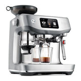 Sage Oracle Jet SES985BSS Espresso Machine, angled view