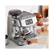 Sage Oracle Jet SES985BSS stainless-steel espresso machine with automatic grinder and milk texturing system
