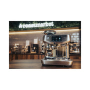 Sage Oracle Jet SES985BSS stainless-steel espresso machine with automatic grinder and milk texturing system