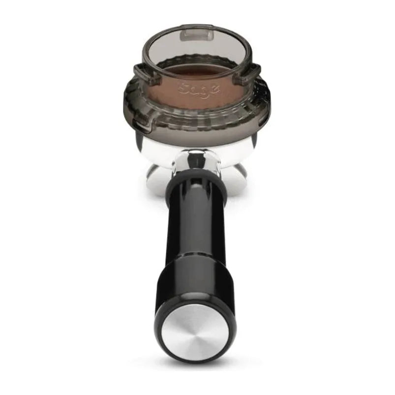 Sage SEA201NEU0ZEU1, fitted on a portafilter filled with ground coffee