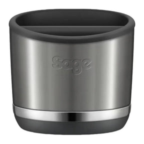 Sage The Knock Box SEA501BST0ZEU1 Knock Box in Black Stainless Steel, front view