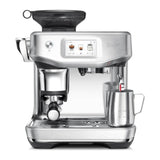 Sage Barista Touch Impress SES881BSS Espresso Machine in Brushed Stainless Steel, front view