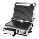 Sage the Smart Grill Pro BGR840 Contact Grill, open, angled view