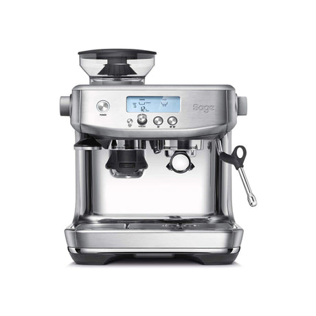 Sage Barista Pro SES878BSS Espresso Machine in Brushed Stainless Steel, front view