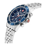 Swiss Military Hanowa Flagship 06-5183.7.04.003SET Chronograph Watch Set, Blue Dial, view 2