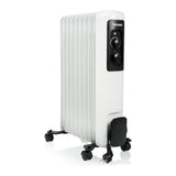Tristar KA-5179 Oil Filled Radiator in White, front view
