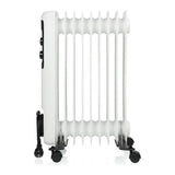 Tristar KA-5179 Oil Filled Radiator in White, side view