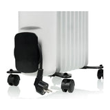 Tristar KA-5179 Oil Filled Radiator in White, close-up detail