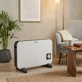 Tristar KA-5816 Convector Heater in White, in a room setting