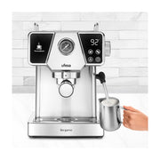 Ufesa Bergamo Espresso Coffee Maker – Compact Coffee Machine with Milk Frother