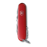 Victorinox Swiss Champ 1.6795 Pocket Knife in Red, closed, front view