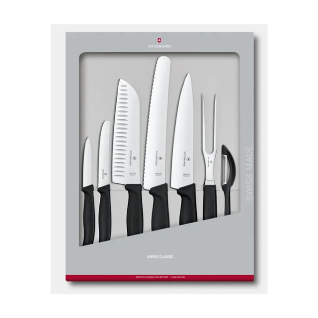 Victorinox Swiss Classic 6.7133.7G Knife Set in Black, in its packaging