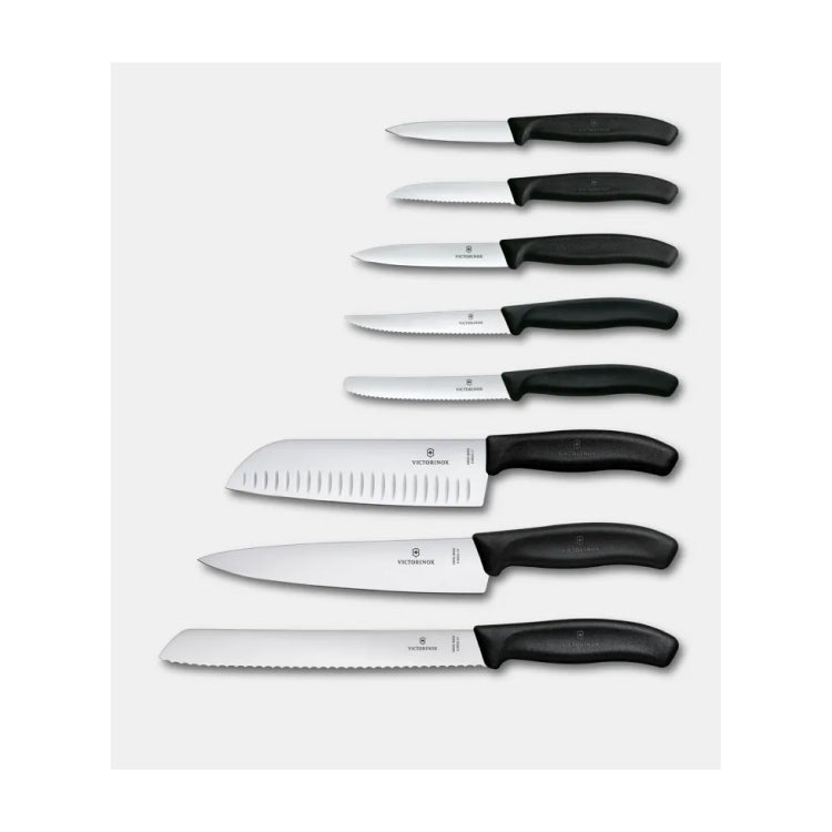 Victorinox Swiss Classic 6.7173.8 Knife Block Set, the knives out of the block