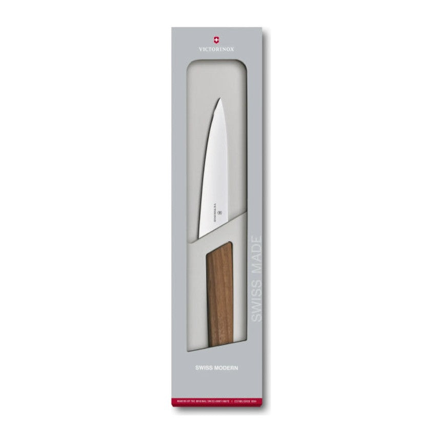 Victorinox Swiss Modern 6.9010.15G Chef's Knife, in its packaging