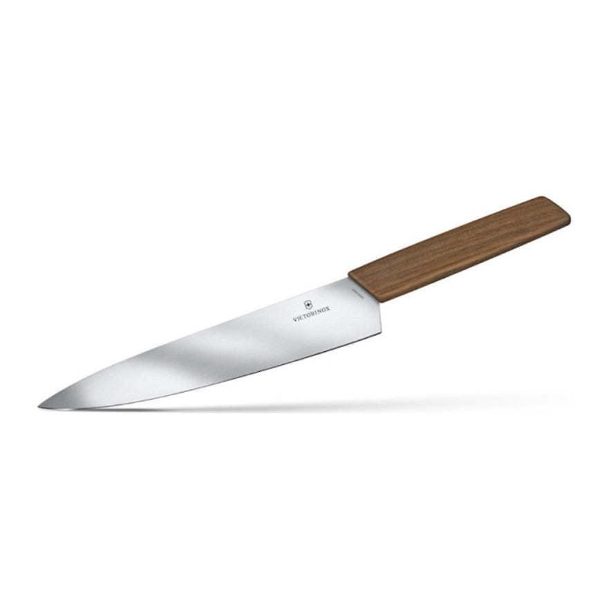 Victorinox Swiss Modern 6.9010.22G Chef's Knife, angled view