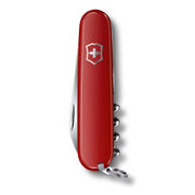 Victorinox Waiter Swiss Army Knife in iconic red with corkscrew and combination tool visible.