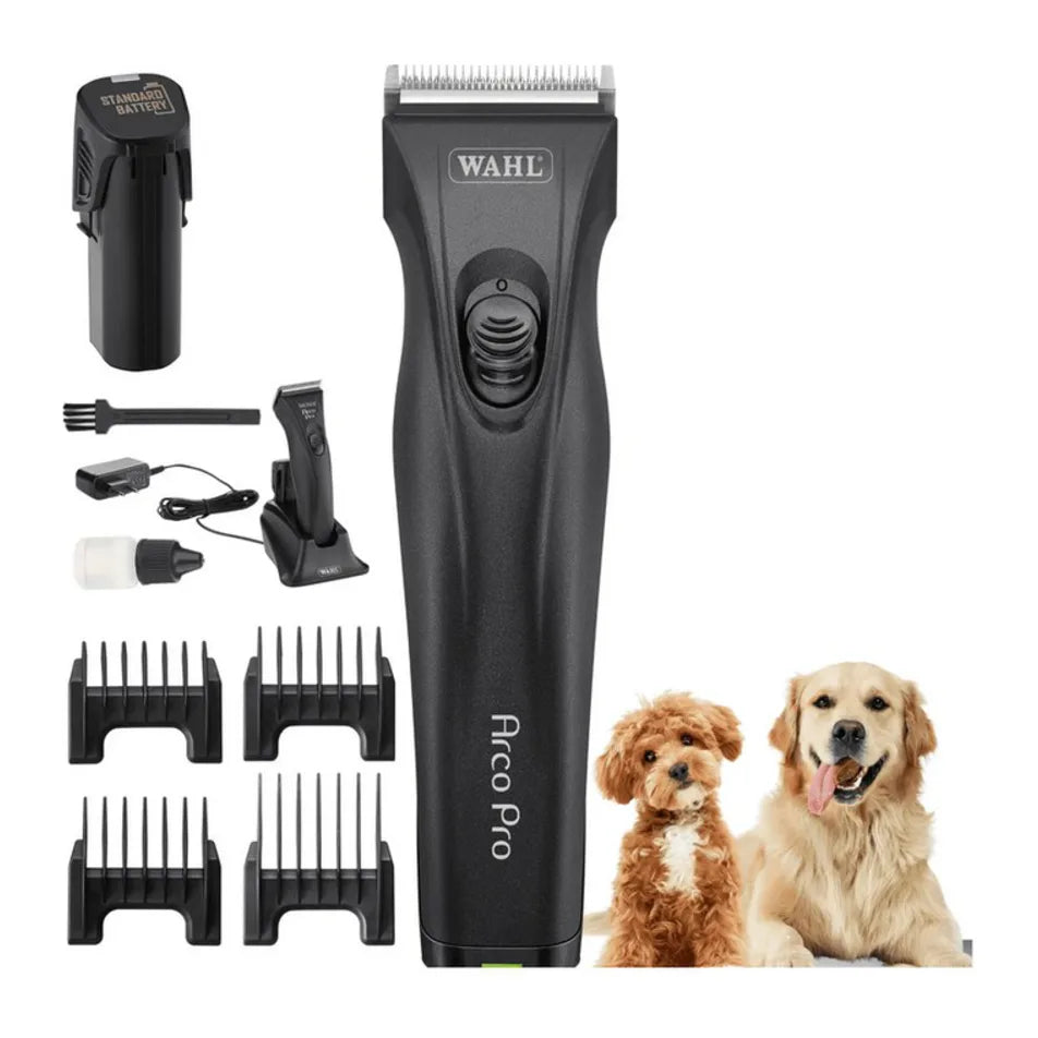 Wahl Arco Pro 1876-0472 Pet Clipper in Black, front view