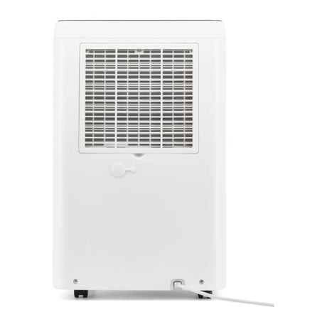 Wood's MRD20GW in White, rear view showing the grille and power cable