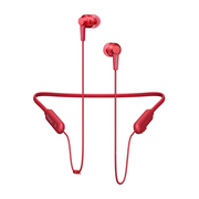 Pioneer SE-C7BT-R In-Ear Wireless Bluetooth Headphones with Microphone, Red