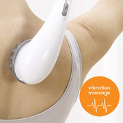 Beurer MG21 Handheld Infrared and Vibration Body Massager in use