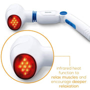 Beurer MG40 Infrared Body Massager with Rotating Head Features