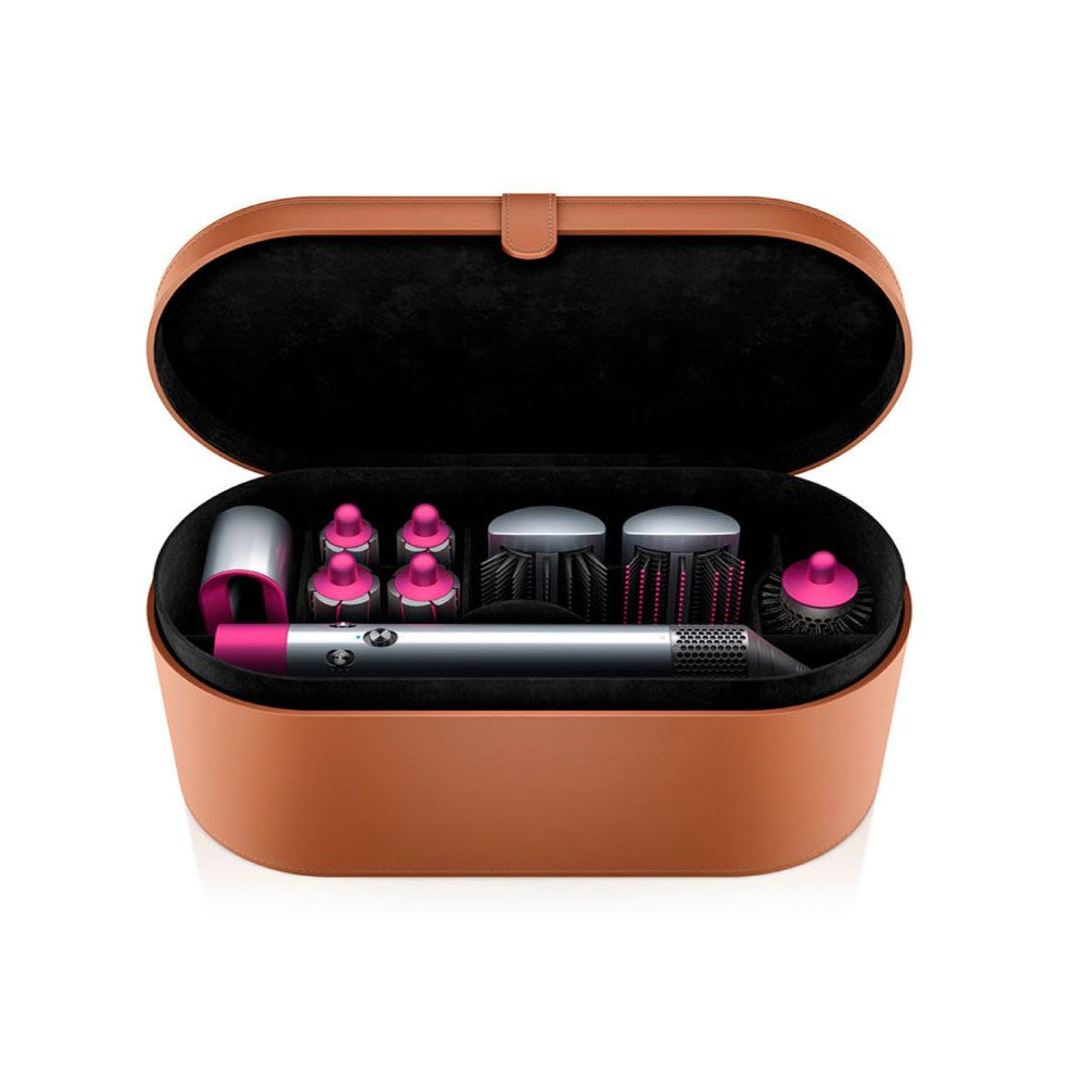 Dyson Airwrap Complete HS01 Multi-Styler in Nickel/Fuchsia, in its storage case