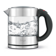 Sage Compact Kettle Pure BKE395 Electric Kettle in Stainless Steel, front view