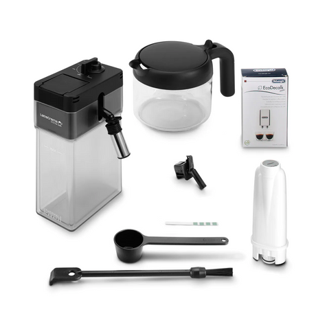 De'Longhi PrimaDonna Soul ECAM610.75.MB Bean-to-Cup Coffee Machine in Metal Black, milk carafe and accessories