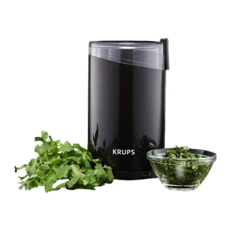 Krups F203 Electric Spice & Coffee Grinder Leafes