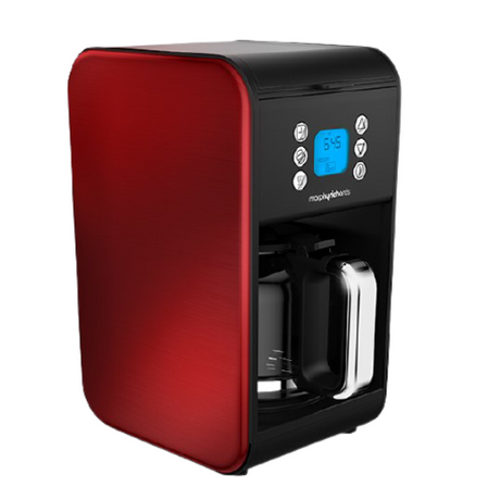 Morphy Richards Accents Pour Over Filter Coffee Machine in red