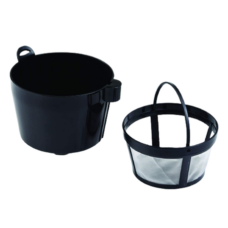 Morphy Richards Accents Pour Over Filter Coffee Machine, filter basket and permanent filter