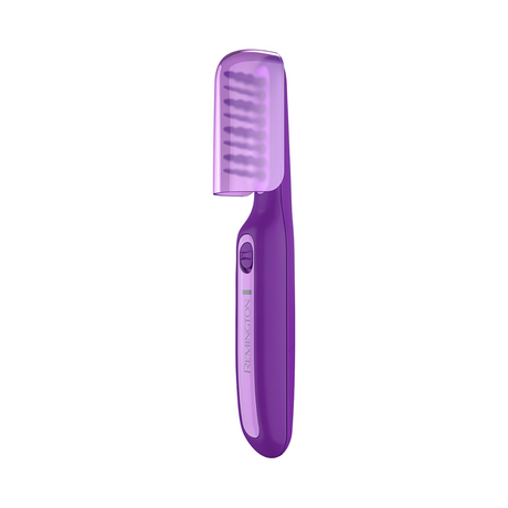 Remington Tame The Mane DT7432 Detangling Brush in Purple, side view