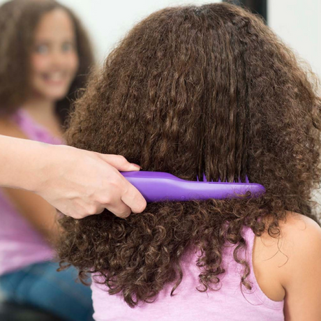 Remington Tame The Mane DT7432 Detangling Brush in Purple, detangling curly hair