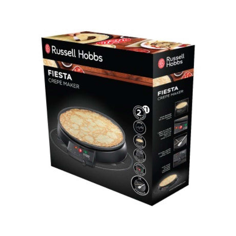 Russell Hobbs Fiesta 20920-56 Crepe Maker in Black, in its packaging